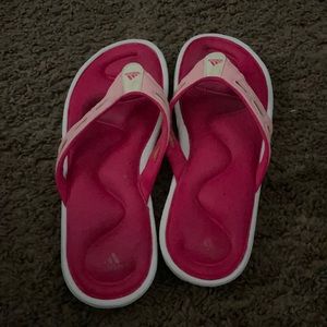 Pink Adidas Sandals